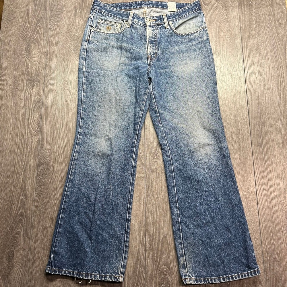 Vintage Hollywood The Jean People 34 x 29 Flare Mens Blue Denim Jeans Canada